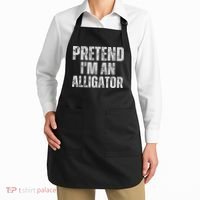 Alligator Lazy Halloween Costume, Pretend I'm An Alligator Apron thumb 2