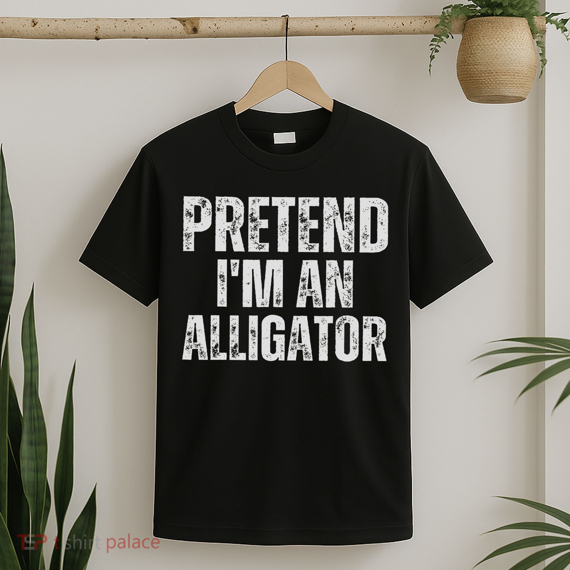 Alligator Lazy Halloween Costume, Pretend I'm An Alligator T-Shirt