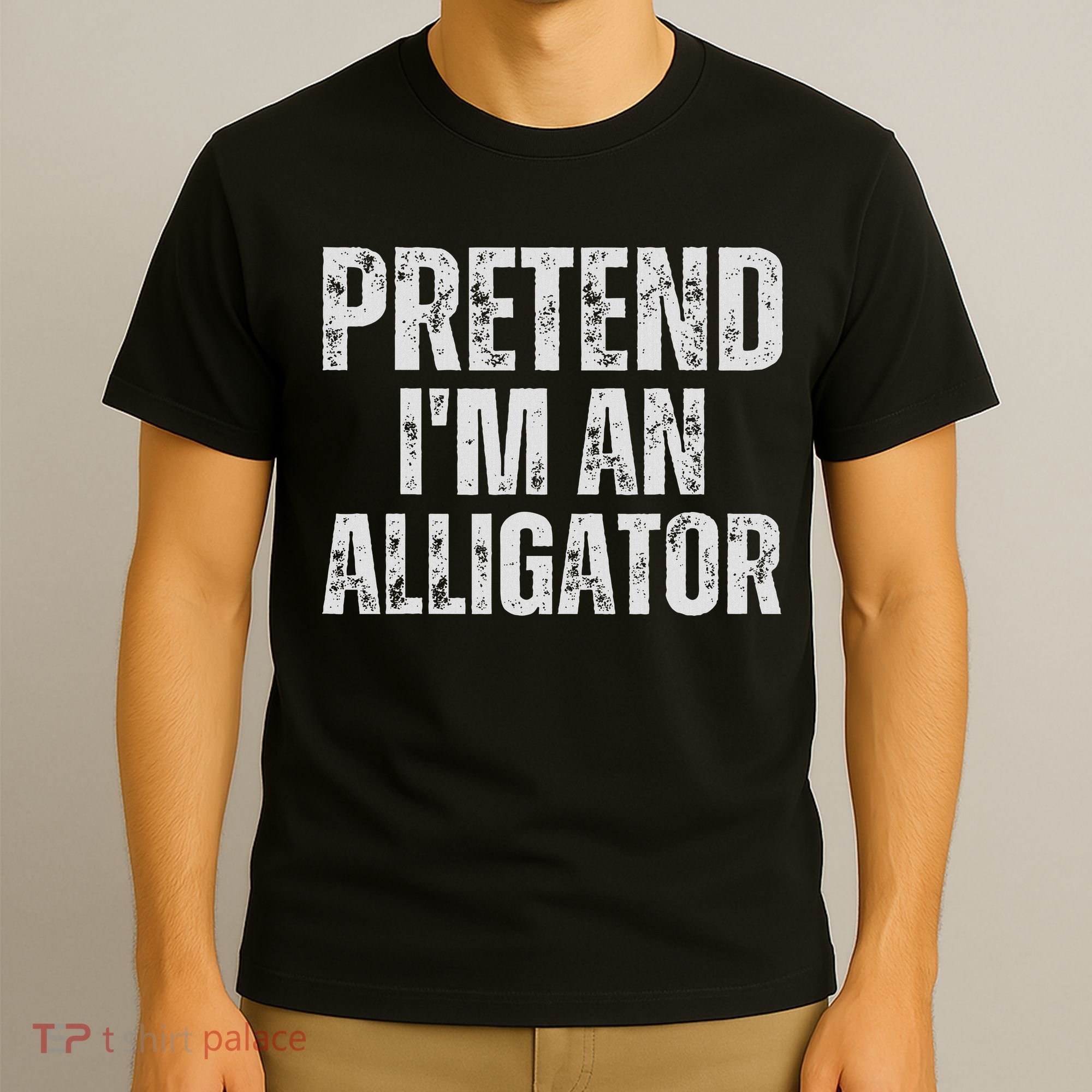 Alligator Lazy Halloween Costume, Pretend I'm An Alligator T-Shirt