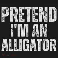 Alligator Lazy Halloween Costume, Pretend I'm An Alligator Bucket Hat thumb 4