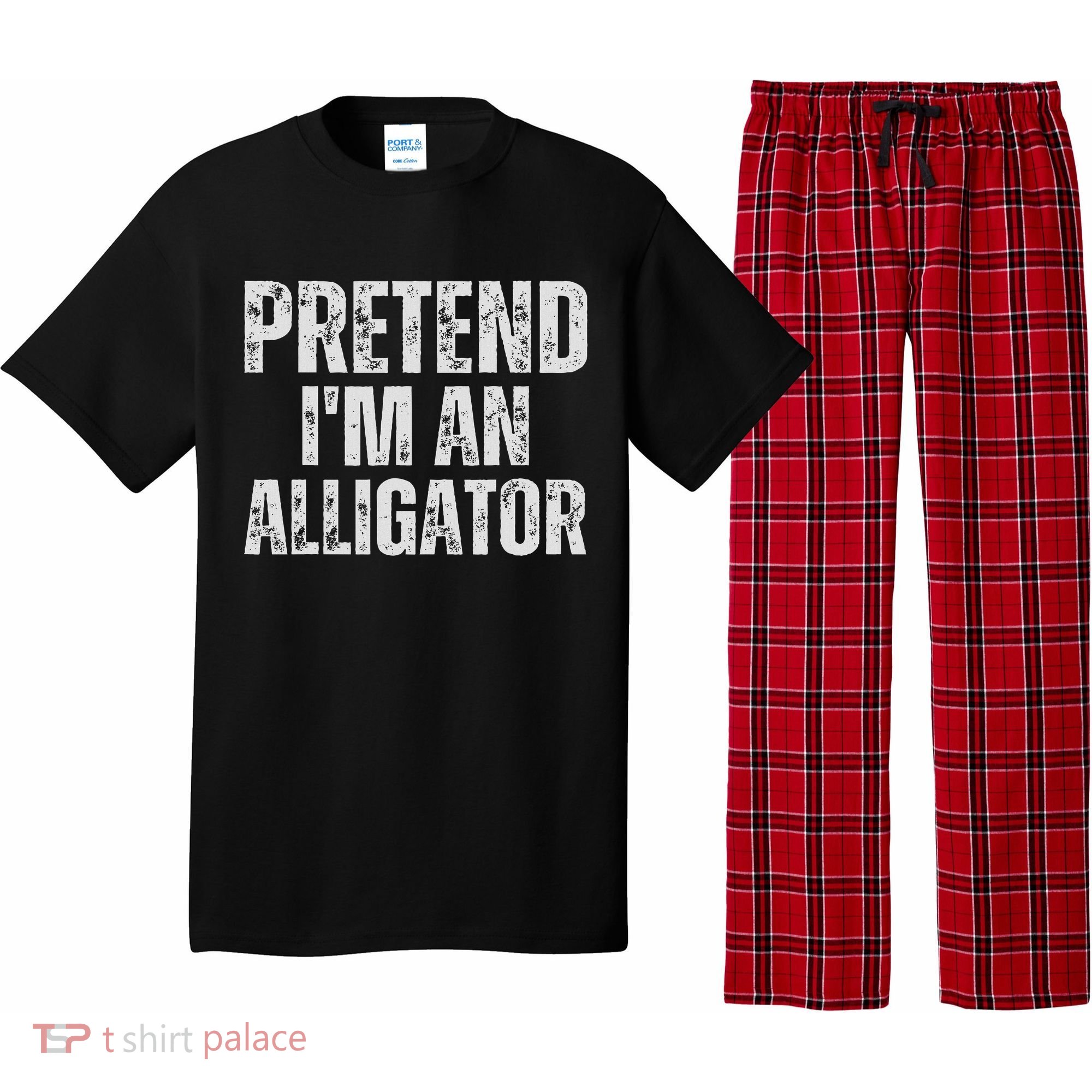 Alligator Lazy Halloween Costume, Pretend I'm An Alligator Pajama Set