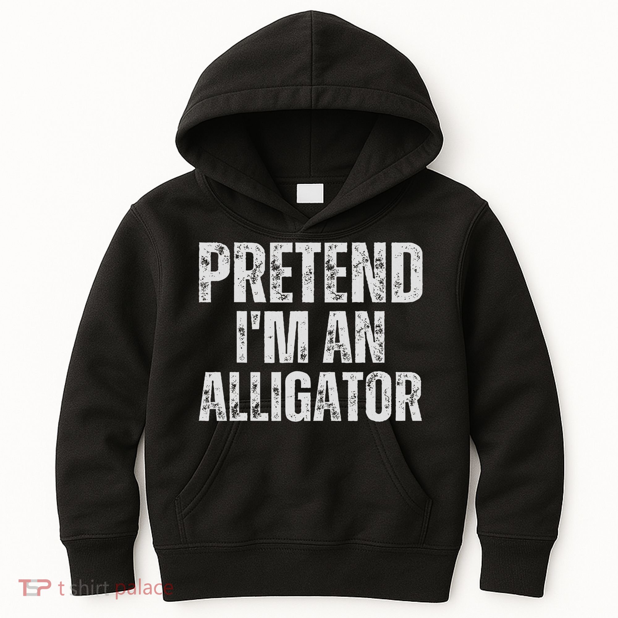 Alligator Lazy Halloween Costume, Pretend I'm An Alligator Kids Hoodie