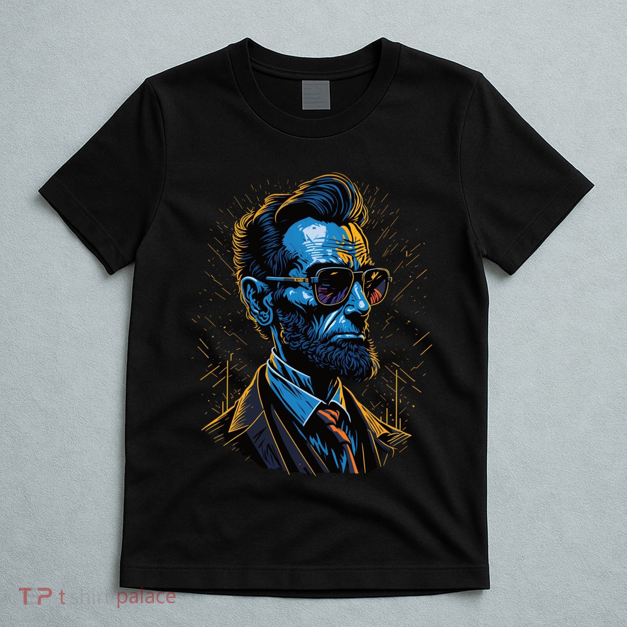 Abraham Lincoln Hip Graffiti Style T-Shirt
