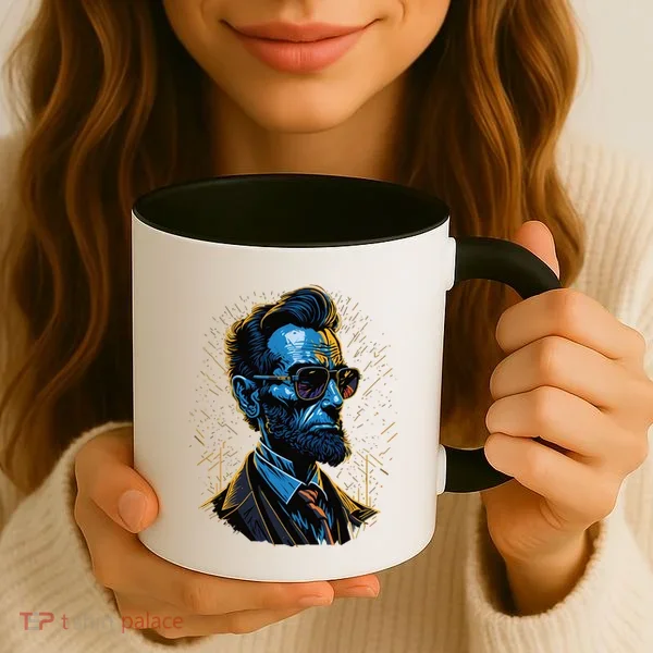 Abraham Lincoln Hip Graffiti Style Coffee Mug