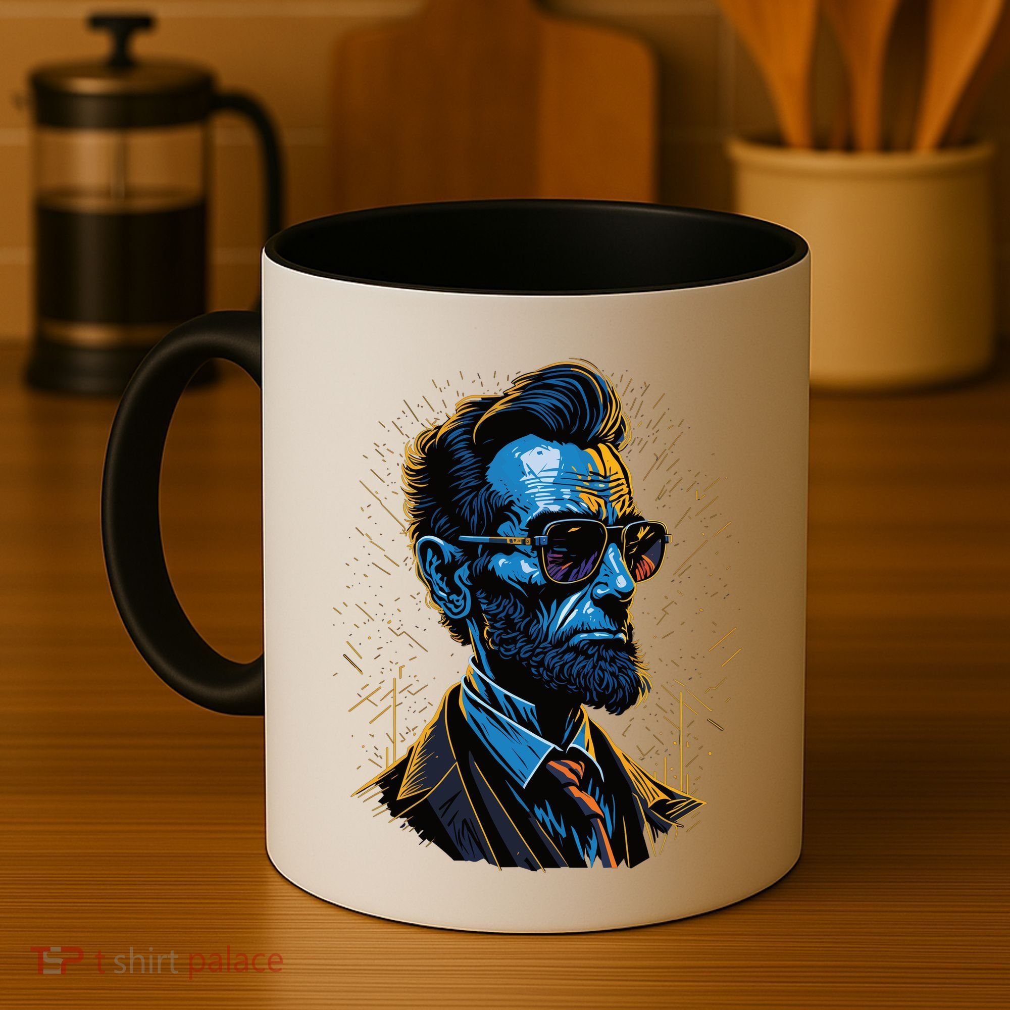 Abraham Lincoln Hip Graffiti Style Coffee Mug
