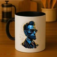 Abraham Lincoln Hip Graffiti Style Coffee Mug thumb 4