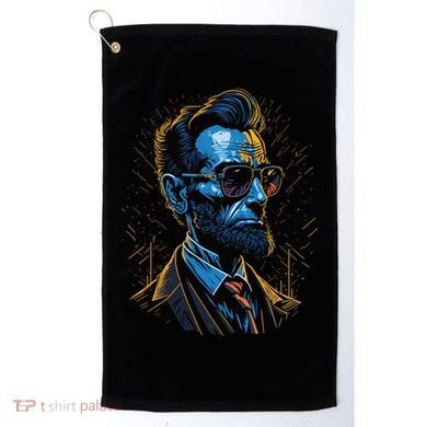 Abraham Lincoln Hip Graffiti Style Golf Towel