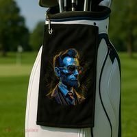 Abraham Lincoln Hip Graffiti Style Golf Towel thumb 2