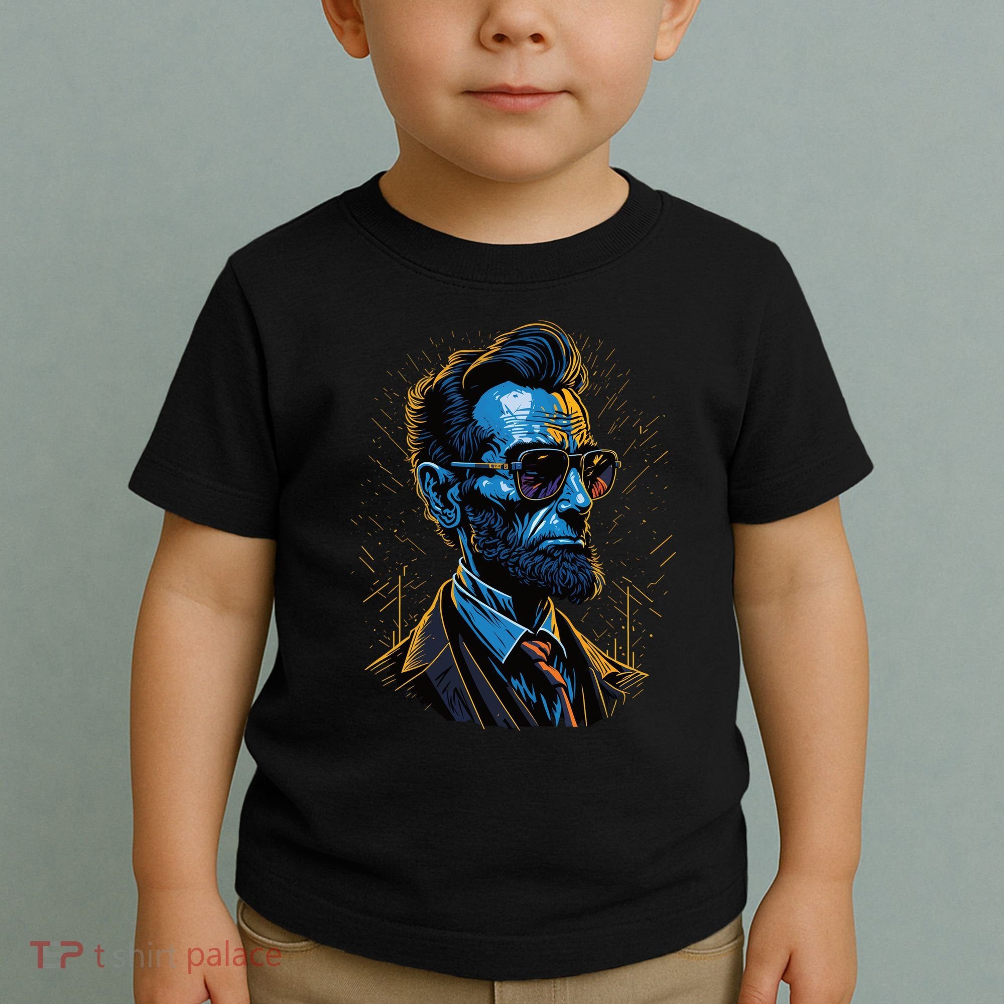 Abraham Lincoln Hip Graffiti Style Toddler T-Shirt