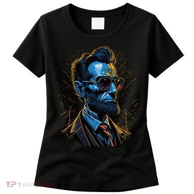 Abraham Lincoln Hip Graffiti Style Women's T-Shirt