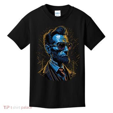 Abraham Lincoln Hip Graffiti Style Kids T-Shirt
