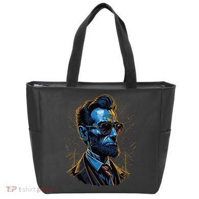 Abraham Lincoln Hip Graffiti Style Tote Bag