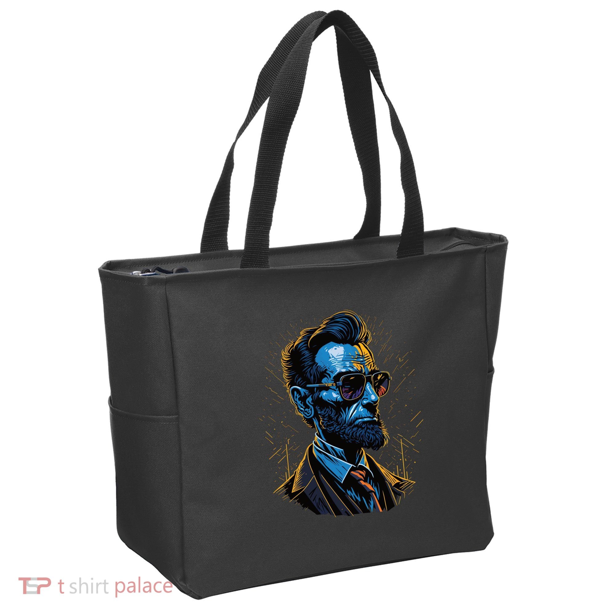 Abraham Lincoln Hip Graffiti Style Tote Bag