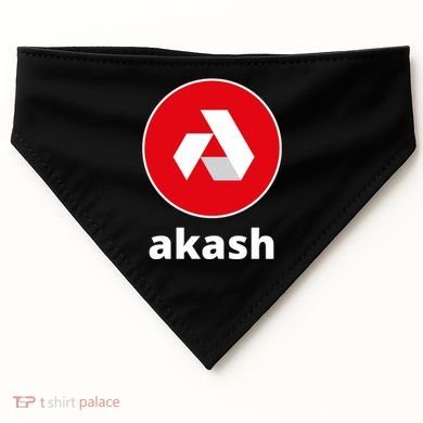 Akash Logo Hodl Akash Akash Network Crypto Akash Crypto USA-Made Doggie Bandana
