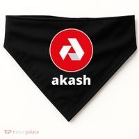 Akash Logo Hodl Akash Akash Network Crypto Akash Crypto USA-Made Doggie Bandana thumb 0