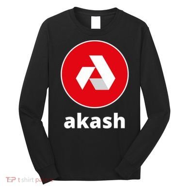 Akash Logo Hodl Akash Akash Network Crypto Akash Crypto Long Sleeve Shirt