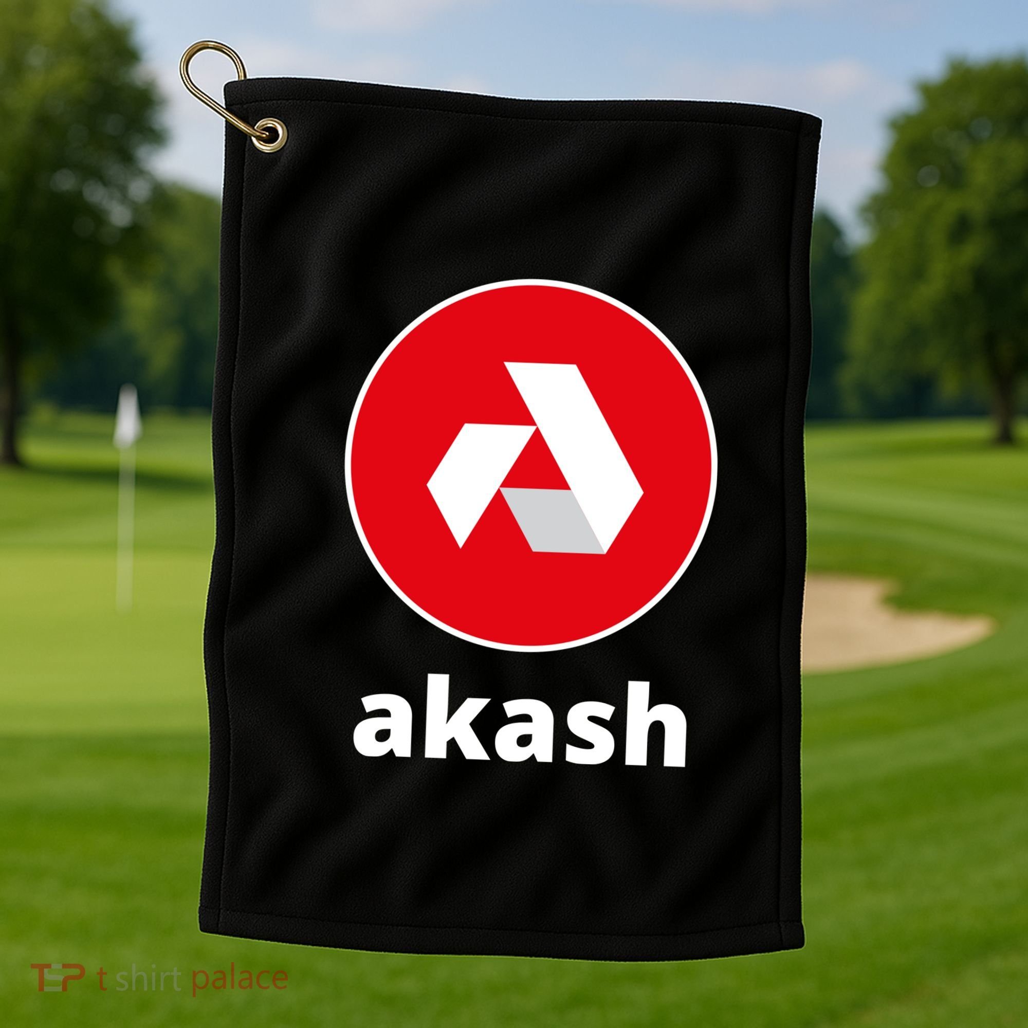 Akash Logo Hodl Akash Akash Network Crypto Akash Crypto Golf Towel