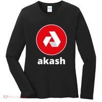 Akash Logo Hodl Akash Akash Network Crypto Akash Crypto Women's Long Sleeve Shirt thumb 0