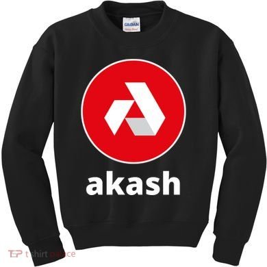 Akash Logo Hodl Akash Akash Network Crypto Akash Crypto Kids Sweatshirt