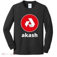 Akash Logo Hodl Akash Akash Network Crypto Akash Crypto Kids Long Sleeve Shirt thumb 0
