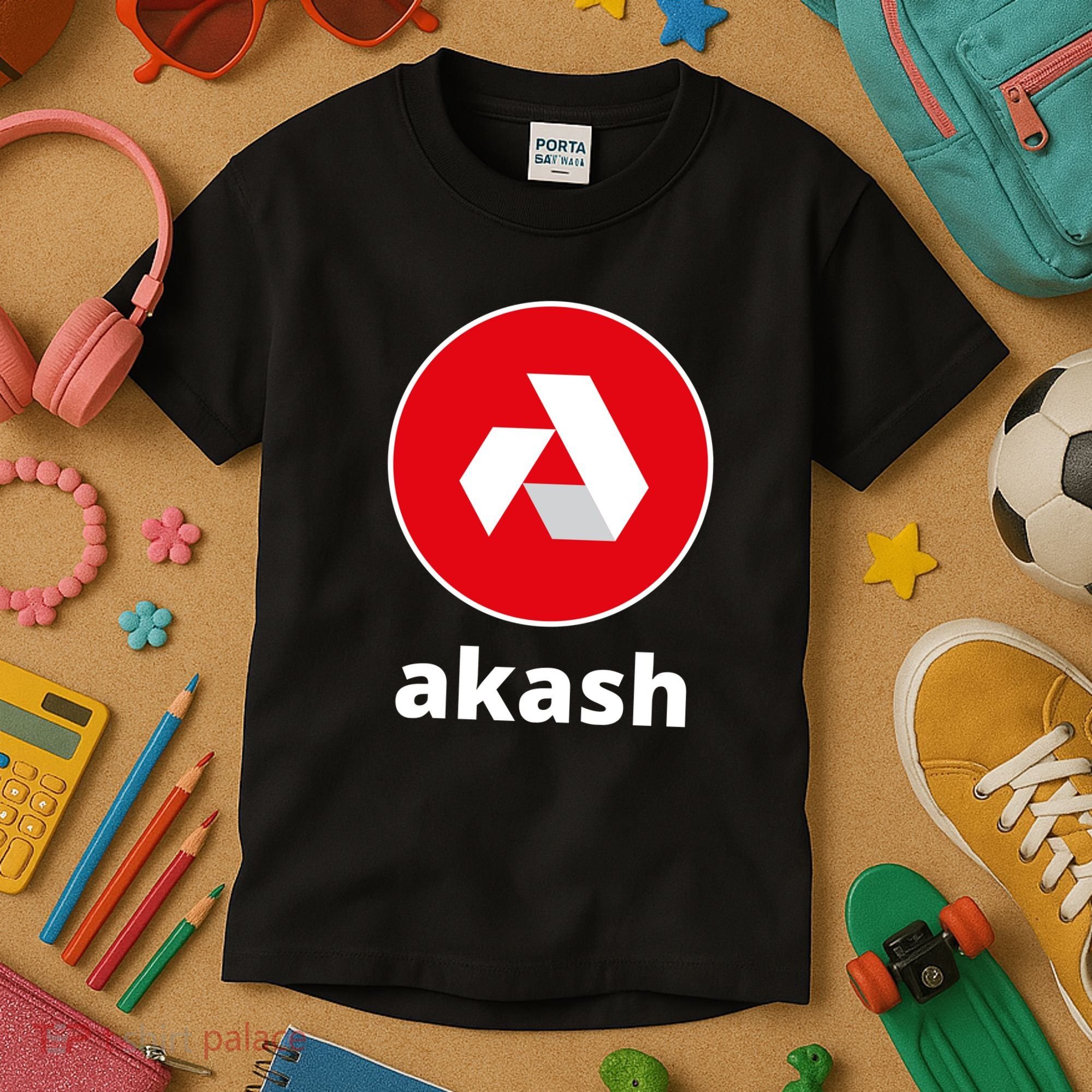 Akash Logo Hodl Akash Akash Network Crypto Akash Crypto Kids T-Shirt