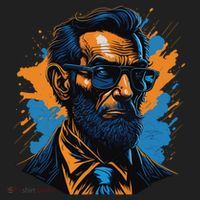 Abraham Lincoln Hipster Women's Sweatshirt thumb 2