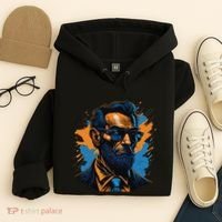 Abraham Lincoln Hipster Hoodie thumb 4