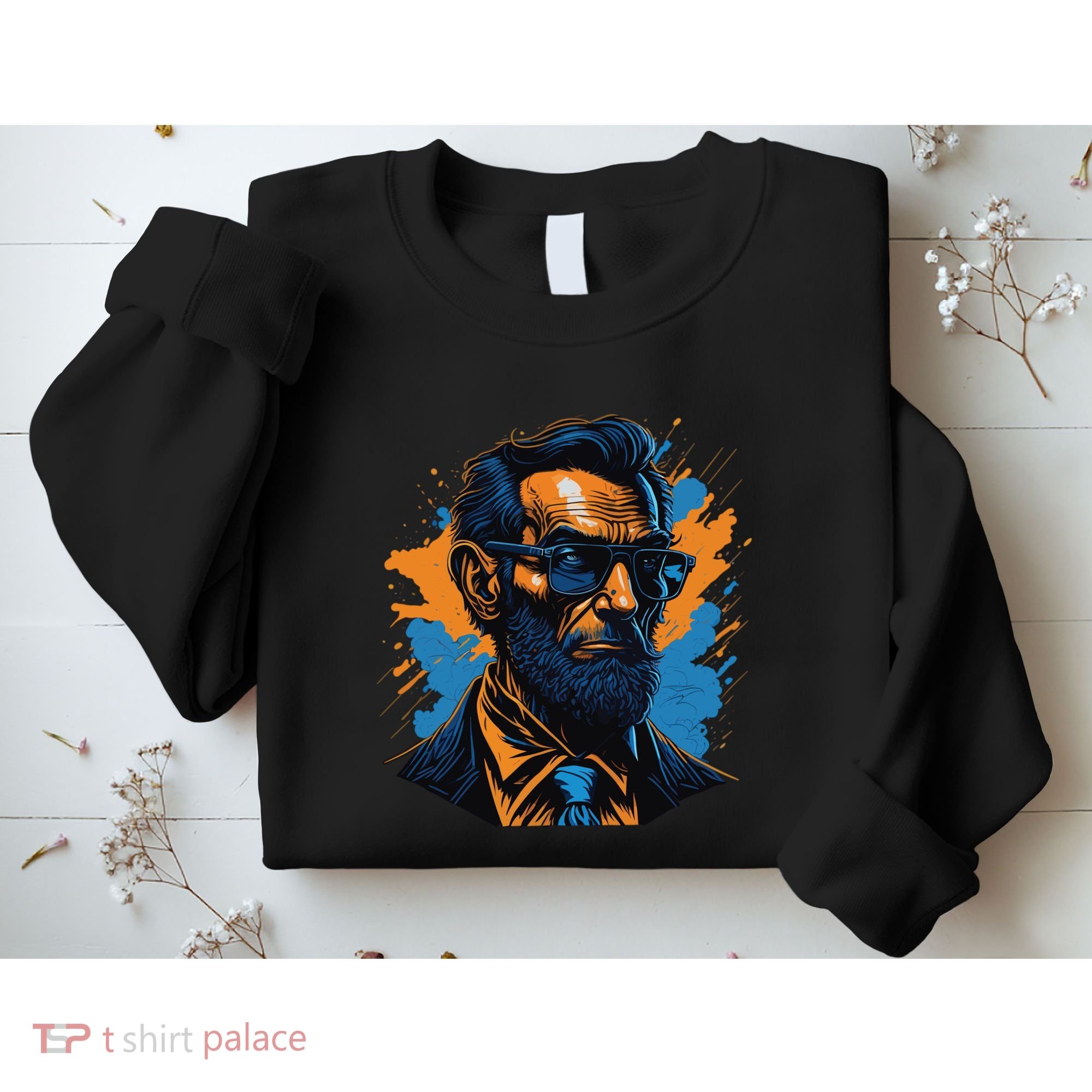 Abraham Lincoln Hipster Sweatshirt