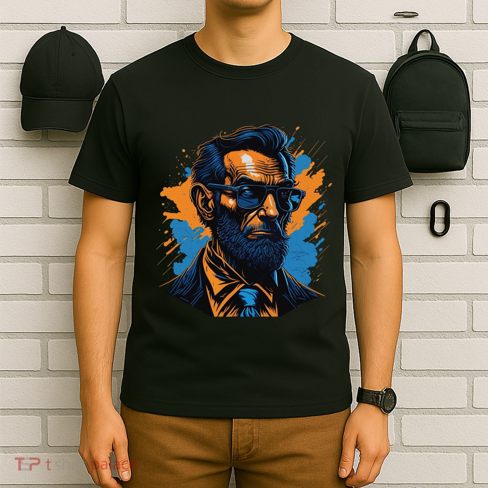 Abraham Lincoln Hipster T-Shirt