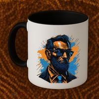 Abraham Lincoln Hipster Coffee Mug thumb 2