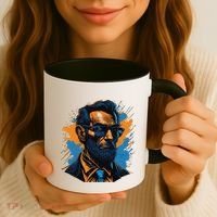 Abraham Lincoln Hipster Coffee Mug thumb 3