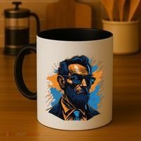 Abraham Lincoln Hipster Coffee Mug thumb 4