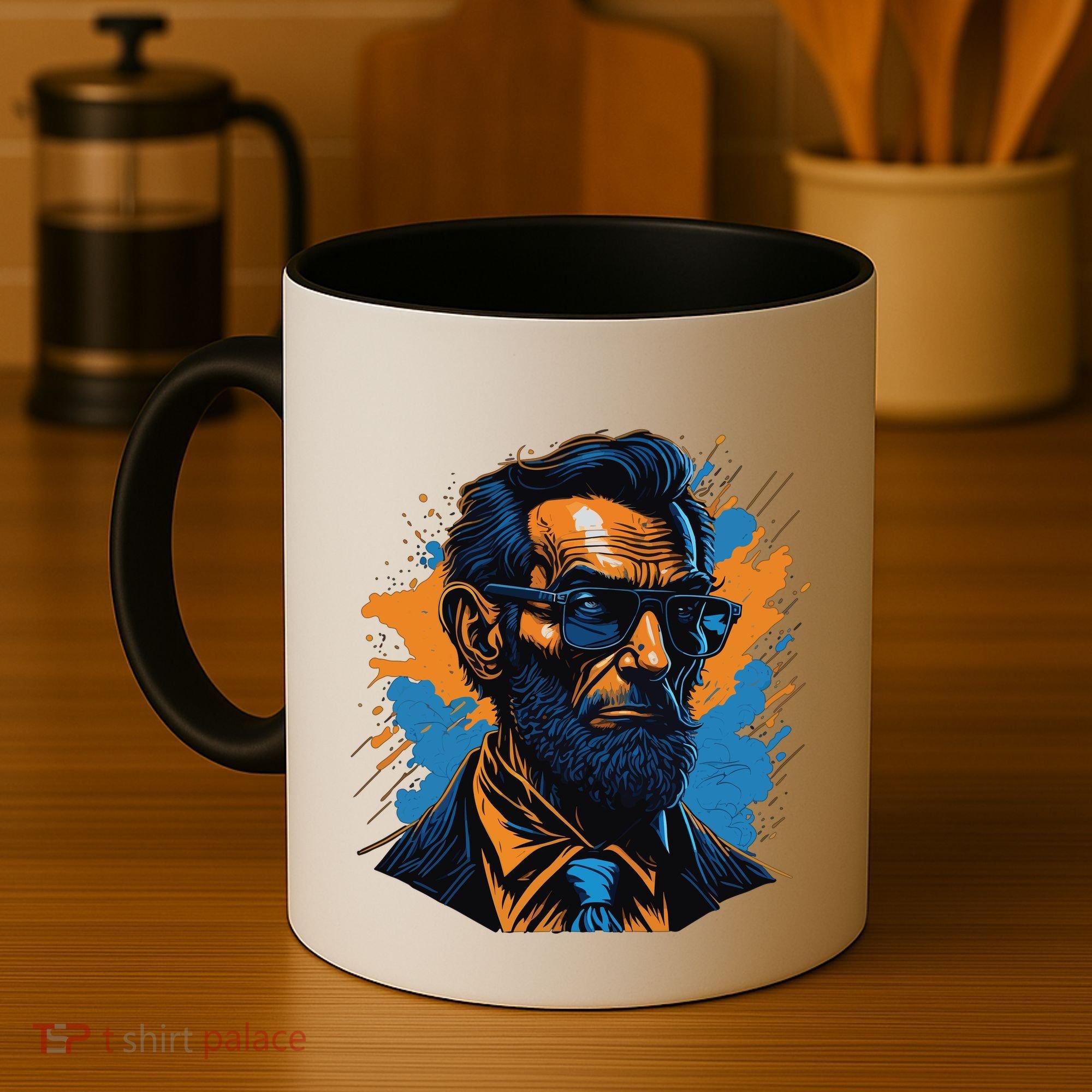 Abraham Lincoln Hipster Coffee Mug