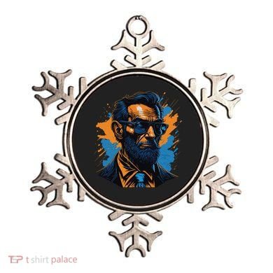 Abraham Lincoln Hipster Ornament