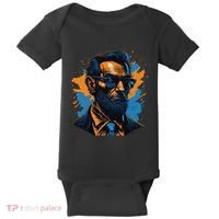Abraham Lincoln Hipster Baby Bodysuit thumb 0