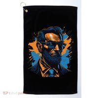 Abraham Lincoln Hipster Golf Towel thumb 0