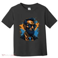 Abraham Lincoln Hipster Toddler T-Shirt thumb 0