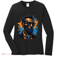 Abraham Lincoln Hipster Women's Long Sleeve Shirt thumb 0