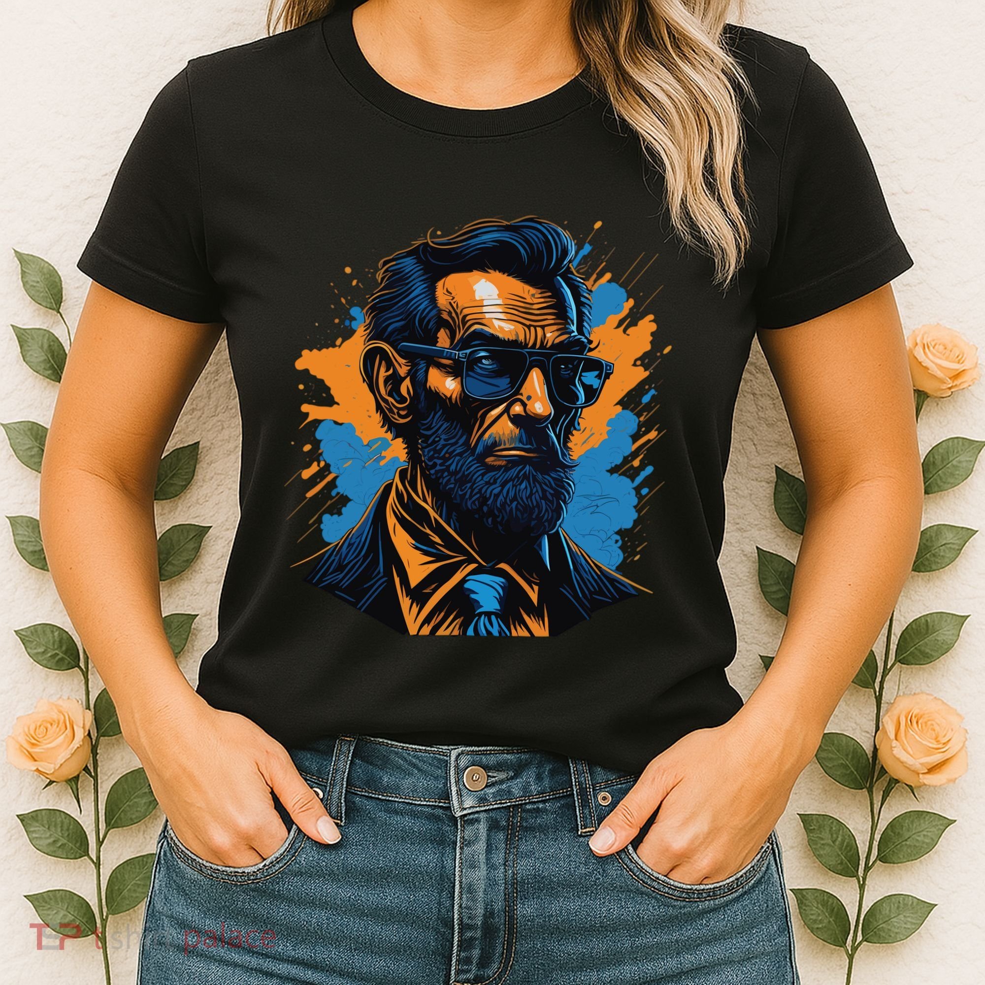 Abraham Lincoln Hipster Women's T-Shirt