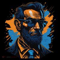 Abraham Lincoln Hipster Women's T-Shirt thumb 6