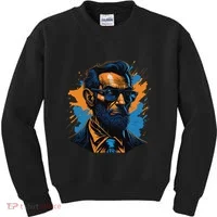 Abraham Lincoln Hipster Kids Sweatshirt thumb 0