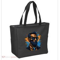 Abraham Lincoln Hipster Tote Bag thumb 2