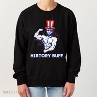 Abraham Lincoln History Buff Funny Weightlifting Workout Gym Women's Sweatshirt thumb 0