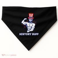 Abraham Lincoln History Buff Funny Weightlifting Workout Gym USA-Made Doggie Bandana thumb 0