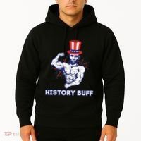 Abraham Lincoln History Buff Funny Weightlifting Workout Gym Hoodie thumb 2