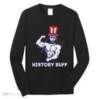 Abraham Lincoln History Buff Funny Weightlifting Workout Gym Long Sleeve Shirt thumb 0