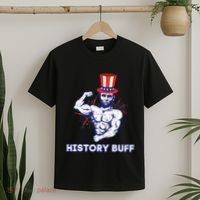 Abraham Lincoln History Buff Funny Weightlifting Workout Gym T-Shirt thumb 2