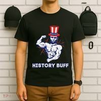 Abraham Lincoln History Buff Funny Weightlifting Workout Gym T-Shirt thumb 6
