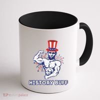 Abraham Lincoln History Buff Funny Weightlifting Workout Gym Coffee Mug thumb 1