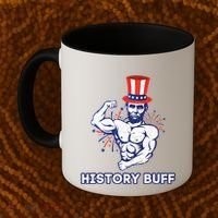 Abraham Lincoln History Buff Funny Weightlifting Workout Gym Coffee Mug thumb 2